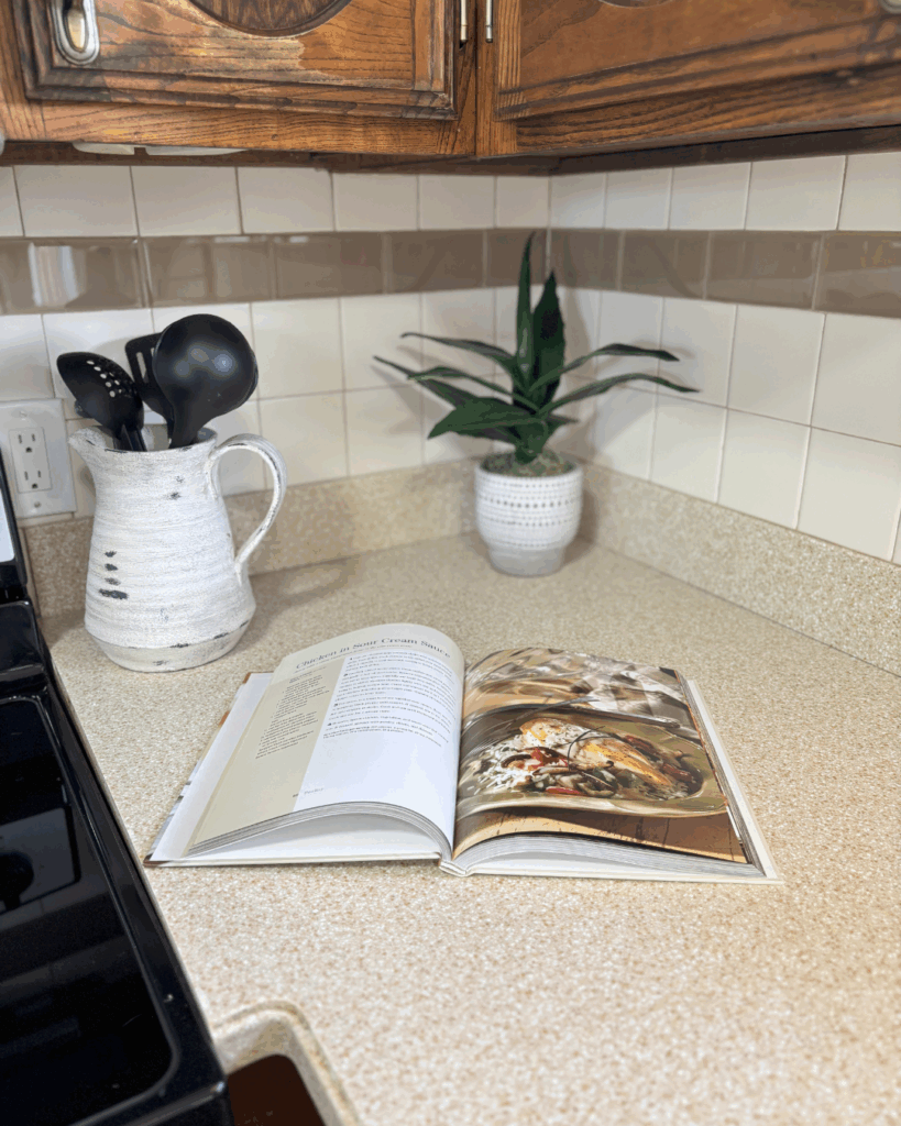 home stage kitchen counter