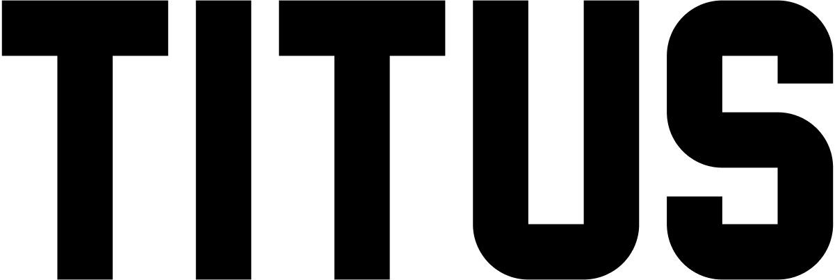 Black logo for titus